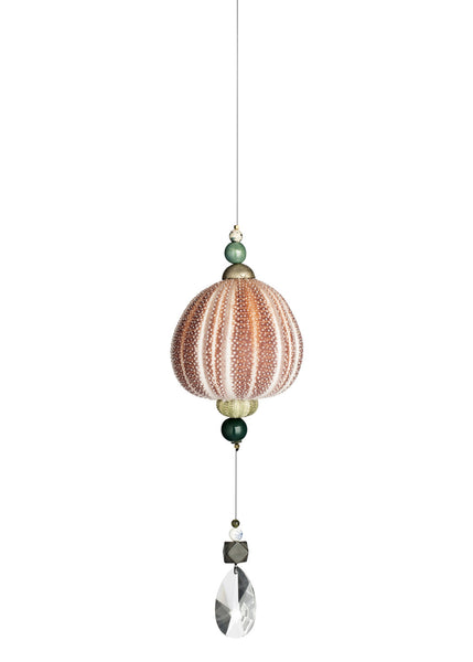 Hanging sculpture with seaurchin - large