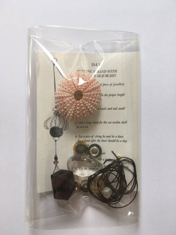 DIY Hanging Sculpture with Seaurchin