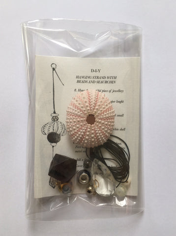 DIY Hanging Sculpture with Seaurchin