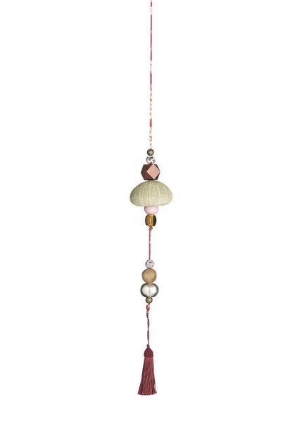 Hanging sculpture with seaurchin - small